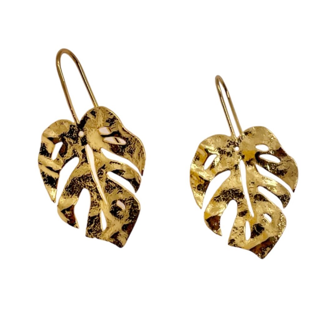 ⭐️❤️❤️ FREE Leaf Plant Minimalist Modern Chic Glam Hipster Hippie Artsy Earrings